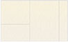 Natural White Pearl Pocket Invitation Style B7 (5 1/4 x 7 1/4) - 10/Pk