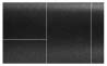 Black Silk Pocket Invitation Style B7 (5 1/4 x 7 1/4) - 10/Pk
