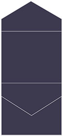 Navy Pocket Invitation Style C3 (5 3/4 x 5 3/4) - 10/pk