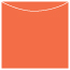 Electric Orange Jacket Invitation Style A3 (5 5/8 x 5 5/8) - 10/Pk