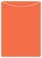 Electric Orange Jacket Invitation Style A4 (3 3/4 x 5 1/8) - 10/Pk
