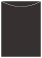 Linen Black Jacket Invitation Style A4 (3 3/4 x 5 1/8) - 10/Pk