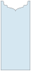 Blue Feather Jacket Invitation Style B1 (4 x 9) - 10/Pk