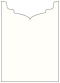 Textured Bianco Jacket Invitation Style B2 (5 1/8 x 7 1/8) - 10/Pk