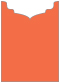 Electric Orange Jacket Invitation Style B2 (5 1/8 x 7 1/8) - 10/Pk