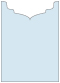 Blue Feather Jacket Invitation Style B2 (5 1/8 x 7 1/8) - 10/Pk