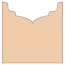 Latte Jacket Invitation Style B3 (5 5/8 x 5 5/8) - 10/Pk