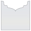 Silver Jacket Invitation Style B3 (5 5/8 x 5 5/8) - 10/Pk