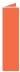 Electric Orange Landscape Card 1 x 4 - 25/Pk
