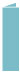 Textured Aquamarine Landscape Card 1 x 4 - 25/Pk