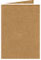 Natural Kraft Landscape Card 2 1/2 x 3 1/2 - 25/Pk