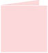 Pink Feather Landscape Card 4 3/4 x 4 3/4 - 25/Pk