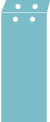 Textured Aquamarine Layer Invitation Cover (3 7/8 x 9 1/4) - 25/Pk