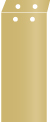 Gold Leaf Layer Invitation Cover (3 7/8 x 9 1/4) - 25/Pk