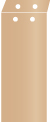 Cappuccino Layer Invitation Cover (3 7/8 x 9 1/4) - 25/Pk