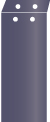 Iris Blue Layer Invitation Cover (3 7/8 x 9 1/4) - 25/Pk