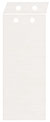 Linen Natural White Layer Invitation Cover (3 7/8 x 9 1/4) - 25/Pk
