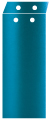 Teal Silk Layer Invitation Cover (3 7/8 x 9 1/4) - 25/Pk