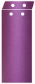 Purple Silk Layer Invitation Cover (3 7/8 x 9 1/4) - 25/Pk