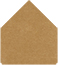 Natural Kraft 4 Bar Envelope Liner (for 4BAR envelopes) - 25/Pk