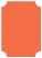 Electric Orange Notch Card 3 1/2 x 5 - 25/Pk