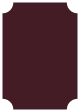 Eggplant Notch Card 3 1/2 x 5 - 25/Pk