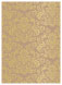 Floral Bronze Flat Card 5 1/4 x 7 1/4 - 25/Pk
