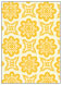 Morocco Yellow Flat Card 5 1/4 x 7 1/4 - 25/Pk