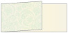 Paisley Green Fold Away Invitation 4 x 9 1/4 - 25/Pk