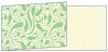 Peacock Sage Fold Away Invitation 4 x 9 1/4 - 25/Pk