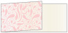 Peacock Rosa Fold Away Invitation 4 x 9 1/4 - 25/Pk