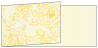 Rose Gold Fold Away Invitation 4 x 9 1/4 - 25/Pk