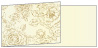 Rose Antique Fold Away Invitation 4 x 9 1/4 - 25/Pk