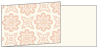 Morocco Mellow Pink Fold Away Invitation 4 x 9 1/4 - 25/Pk