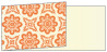 Morocco Copper Fold Away Invitation 4 x 9 1/4 - 25/Pk