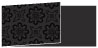 Morocco Noir Fold Away Invitation 4 x 9 1/4 - 25/Pk