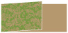 Renaissance Green Fold Away Invitation 4 x 9 1/4 - 25/Pk
