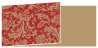 Renaissance Red Fold Away Invitation 4 x 9 1/4 - 25/Pk