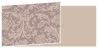 Renaissance Rosy Brown Fold Away Invitation 4 x 9 1/4 - 25/Pk