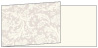 Renaissance Siver Fold Away Invitation 4 x 9 1/4 - 25/Pk
