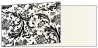 Renaissance Black Fold Away Invitation 4 x 9 1/4 - 25/Pk
