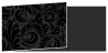 Nature Black Fold Away Invitation 4 x 9 1/4 - 25/Pk