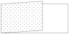 Polkadot Black Fold Away Invitation 4 x 9 1/4 - 25/Pk