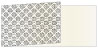 Rococo Black Fold Away Invitation 4 x 9 1/4 - 25/Pk