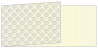Rococo Grey Fold Away Invitation 4 x 9 1/4 - 25/Pk