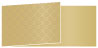 Rococo Bronze Fold Away Invitation 4 x 9 1/4 - 25/Pk