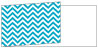Chevron Fiji Fold Away Invitation 4 x 9 1/4 - 25/Pk