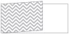 Chevron Pewter Fold Away Invitation 4 x 9 1/4 - 25/Pk