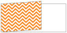 Chevron Lava Fold Away Invitation 4 x 9 1/4 - 25/Pk