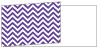 Chevron Amethyst Fold Away Invitation 4 x 9 1/4 - 25/Pk